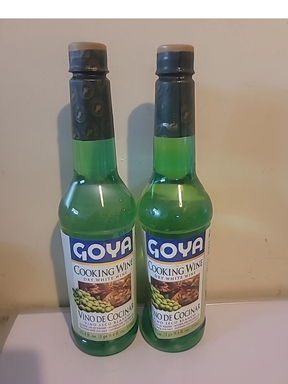 Dry White Cooking Wine - Green Bottle